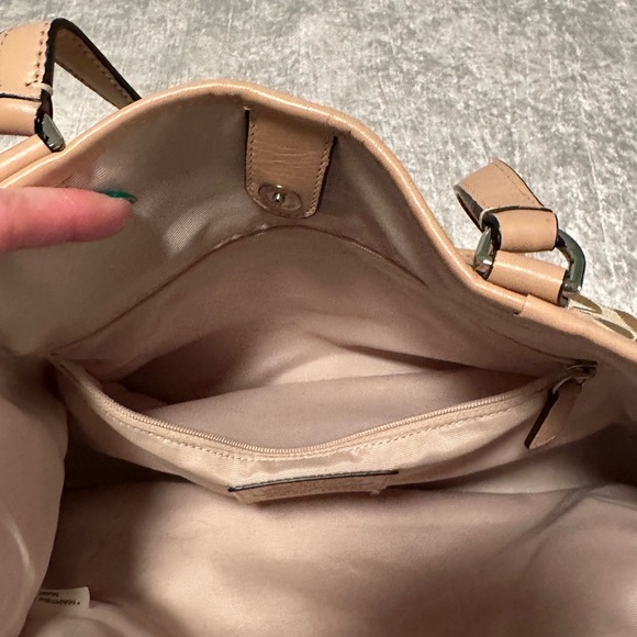 Coach Tan and Pink Women's Bag - Picture 9 of 14